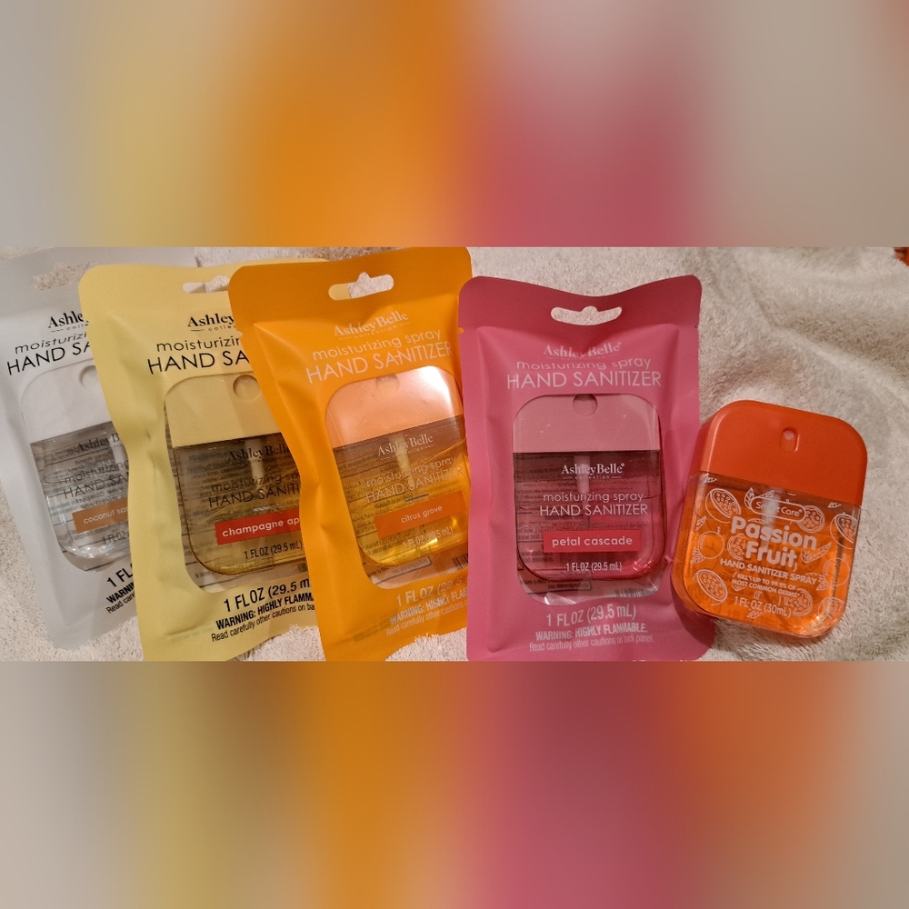 Ashley Belle Sanitizer Set Of 4 + 1 Smart Care NEW